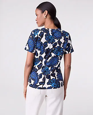 Ann Taylor Petite Crew Neck Tee sold by Ann Taylor product image thumbnail 2