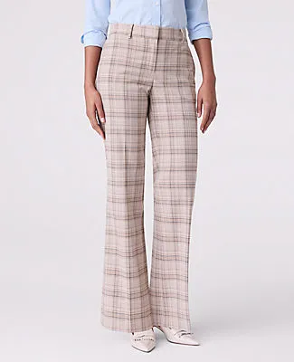 Ann Taylor The Petite Jayne Trouser in Plaid - Curvy Fit sold by Ann Taylor