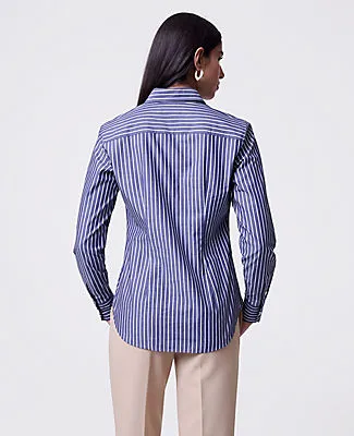 Ann Taylor Striped Perfect Shirt sold by Ann Taylor product image thumbnail 2