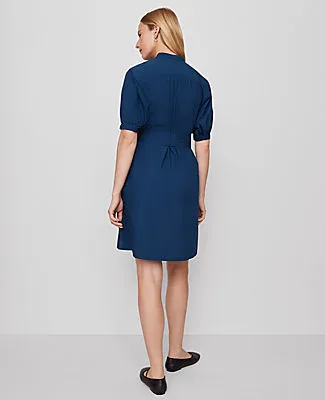Ann Taylor Weekend Collection Stand Collar Belted Dress sold by Ann Taylor product image thumbnail 2