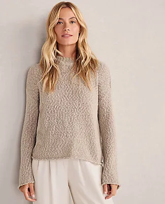 Ann Taylor Haven Well Within Marled Cashmere Crewneck Pullover sold by Ann Taylor