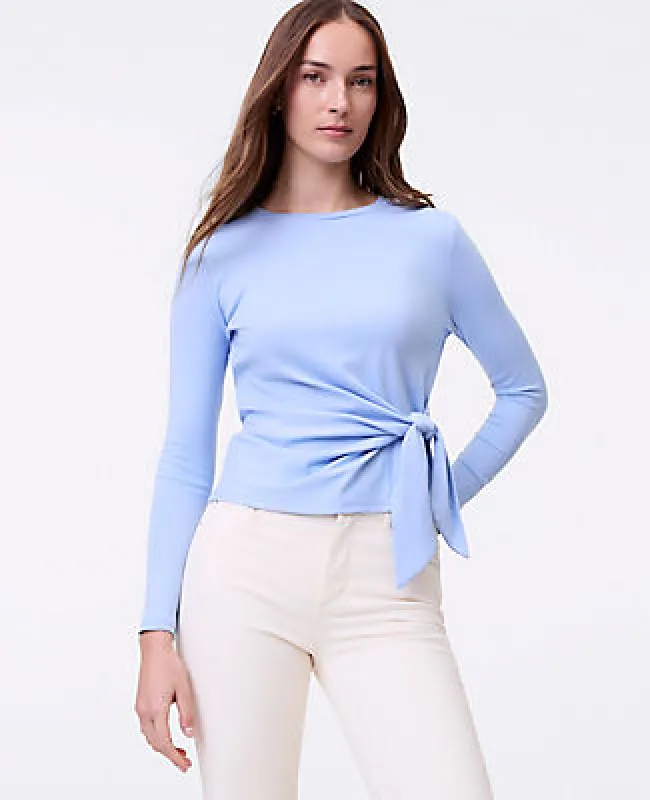 Ann Taylor Weekend Collection Tie Waist Top sold by Ann Taylor