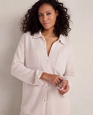 Ann Taylor Haven Well Within Cashmere Shacket sold by Ann Taylor