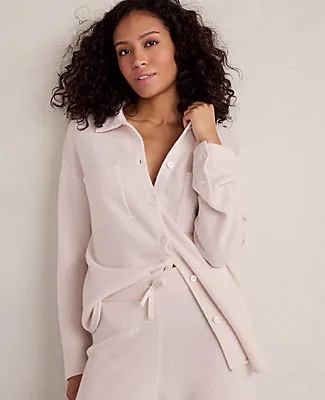 Ann Taylor Haven Well Within Cashmere Shacket sold by Ann Taylor product image thumbnail 3