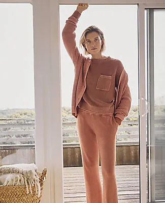 Ann Taylor Haven Well Wthin Cotton Shaker Stitch Pocket Crewneck sold by Ann Taylor product image thumbnail 4