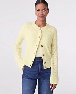 Ann Taylor Honeycomb Stitch Cardigan sold by Ann Taylor product image thumbnail 3