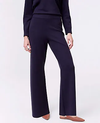 Ann Taylor Weekend Collection Pull-On Wide-Leg Sweater Pant sold by Ann Taylor product image thumbnail 2