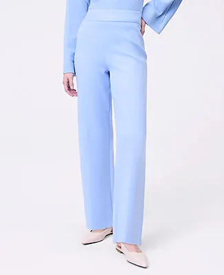 Ann Taylor Weekend Collection Pull-On Wide-Leg Sweater Pant sold by Ann Taylor product image thumbnail 2