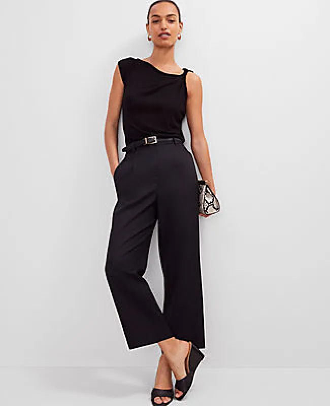 Ann Taylor The Petite Relaxed Ankle Pant sold by Ann Taylor