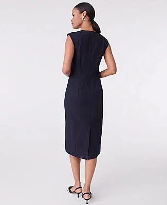 Ann Taylor The Dotted Crew Neck Sheath Dress sold by Ann Taylor product image thumbnail 2