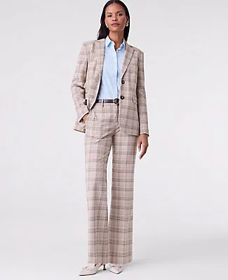 Ann Taylor The Petite Jayne Trouser in Plaid sold by Ann Taylor