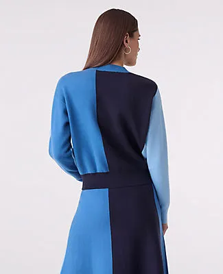 Ann Taylor Petite Colorblock Crew Neck Sweater sold by Ann Taylor product image thumbnail 2