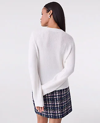 Ann Taylor Petite Mixed Cable Sweater sold by Ann Taylor product image thumbnail 2