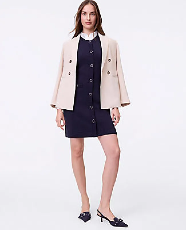Ann Taylor Button Sweater Dress sold by Ann Taylor