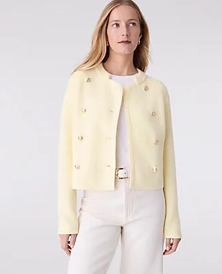 Ann Taylor Petite Double Breasted Sweater Jacket sold by Ann Taylor