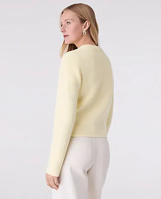Ann Taylor Petite Double Breasted Sweater Jacket sold by Ann Taylor product image thumbnail 2