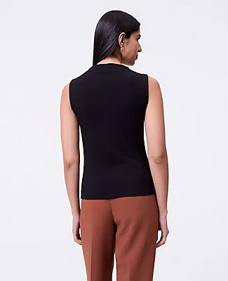 Ann Taylor Mock Neck Knit Shell Top sold by Ann Taylor product image thumbnail 2