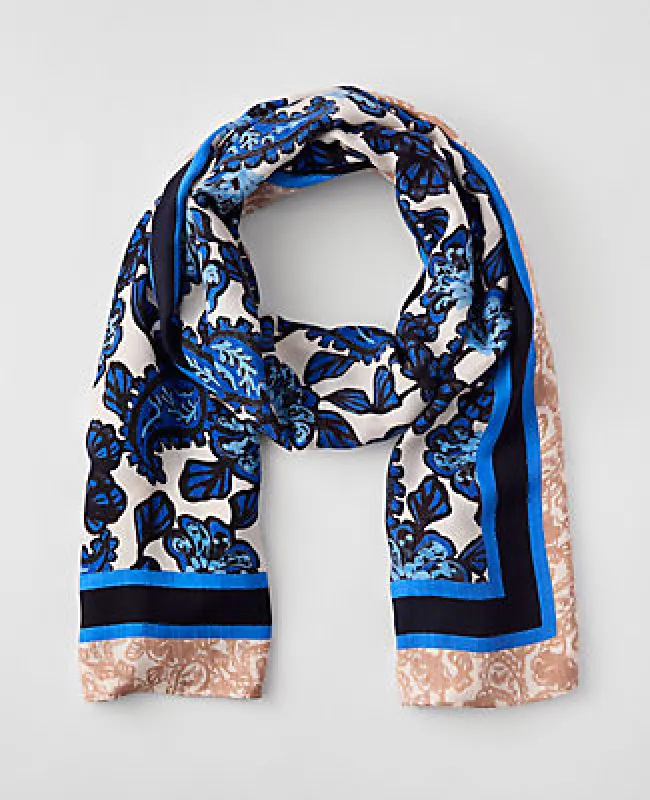 Ann Taylor Paisley Scarf sold by Ann Taylor