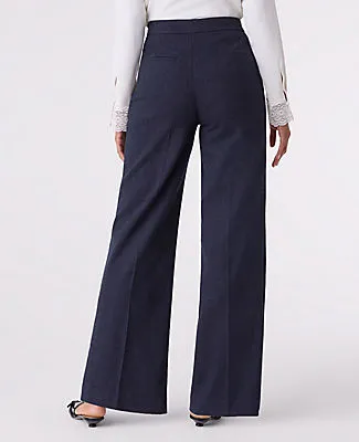 Ann Taylor The Everyday Sailor Wide-Leg Pant in Denim sold by Ann Taylor product image thumbnail 3