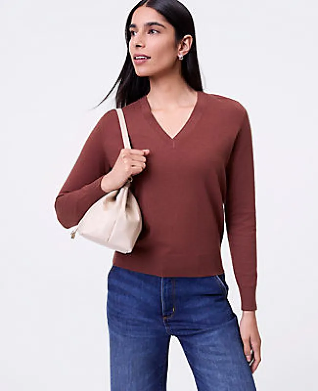 Ann Taylor V-Neck Sweater sold by Ann Taylor