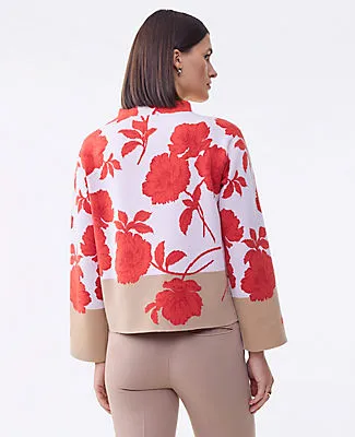 Ann Taylor Floral Jacquard Sweater sold by Ann Taylor product image thumbnail 2