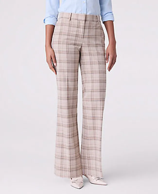 Ann Taylor The Jayne Trouser in Plaid - Curvy Fit sold by Ann Taylor