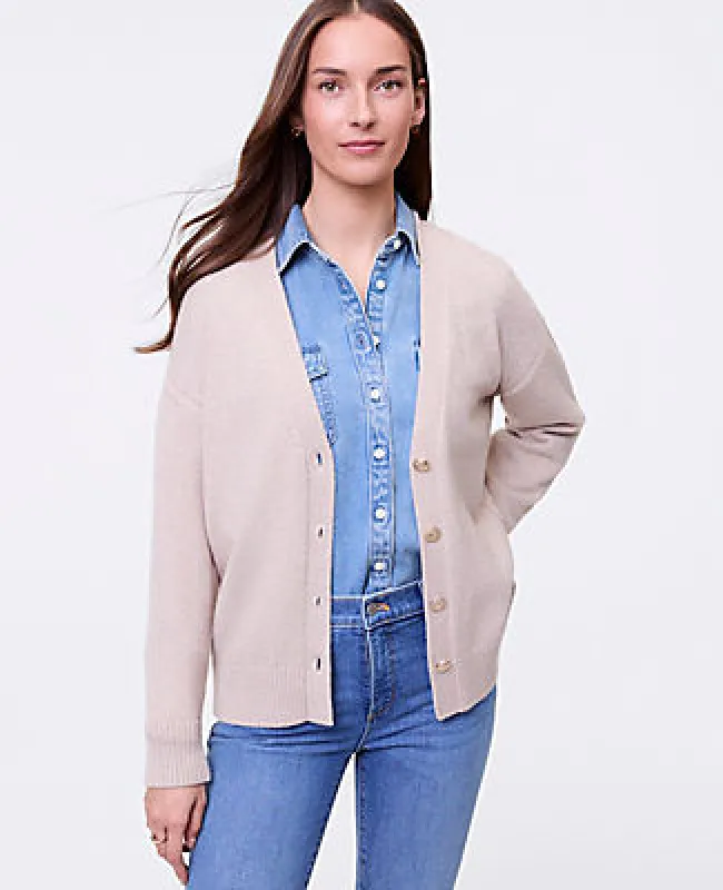 Ann Taylor Weekend Collection Boyfriend Cardigan sold by Ann Taylor