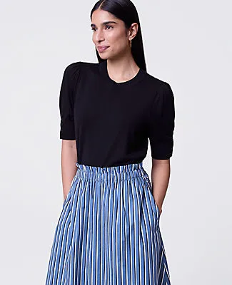 Ann Taylor Button Sweater Tee sold by Ann Taylor