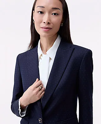 Ann Taylor The Dotted Long Blazer sold by Ann Taylor product image thumbnail 4