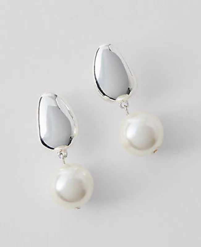Ann Taylor Mini Pearlized Drop Earrings sold by Ann Taylor