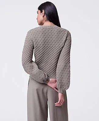 Ann Taylor Blouson Sleeve Crew Neck Sweater sold by Ann Taylor product image thumbnail 2