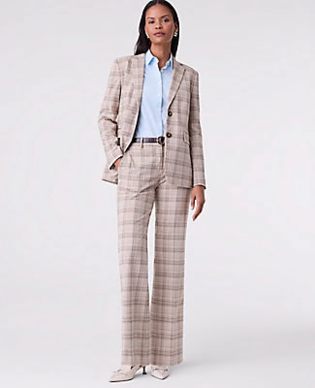 Ann Taylor The Petite Jayne Trouser in Plaid sold by Ann Taylor