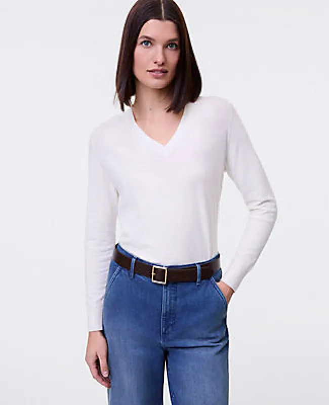 Ann Taylor V-Neck Sweater sold by Ann Taylor