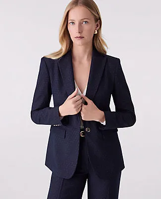 Ann Taylor The Dotted Long Blazer sold by Ann Taylor