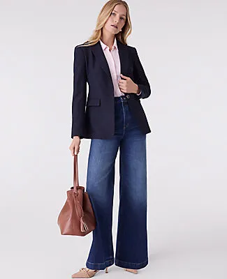 Ann Taylor The Dotted Long Blazer sold by Ann Taylor product image thumbnail 3