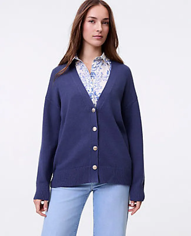 Ann Taylor Weekend Collection Boyfriend Cardigan sold by Ann Taylor