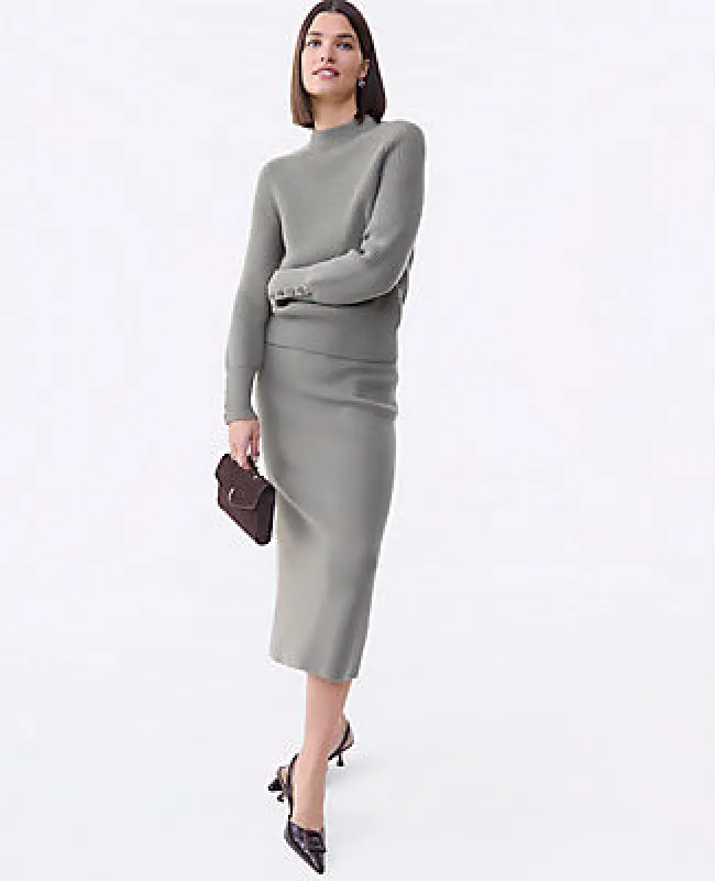 Ann Taylor Ribbed Sweater Skirt sold by Ann Taylor