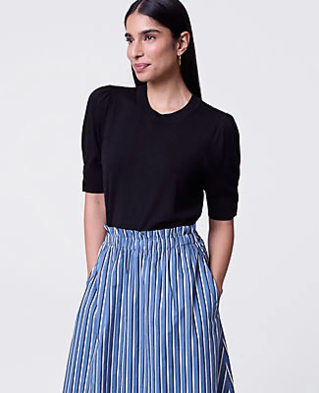 Ann Taylor Button Sweater Tee sold by Ann Taylor