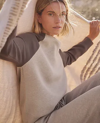 Ann Taylor Haven Well Within Viscose Blend Colorblock Crewneck sold by Ann Taylor product image thumbnail 3