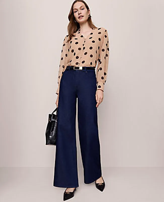 Ann Taylor The Wide-Leg Jean sold by Ann Taylor