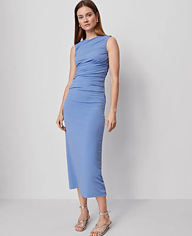 Ann Taylor Knit Ruched Sheath Dress sold by Ann Taylor