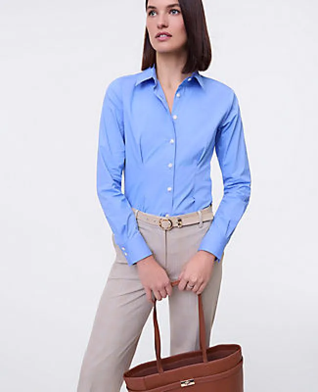 Ann Taylor Fitted Button Down Shirt sold by Ann Taylor