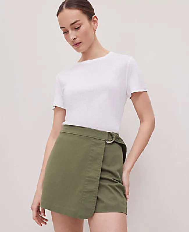 Ann Taylor Petite Weekend Collection Linen Blend Tee sold by Ann Taylor