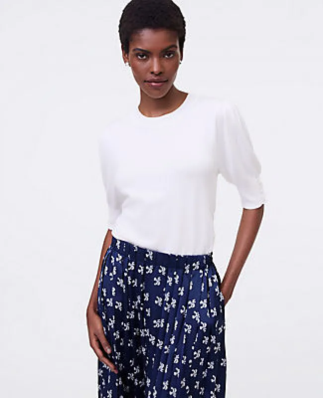 Ann Taylor Button Sweater Tee sold by Ann Taylor