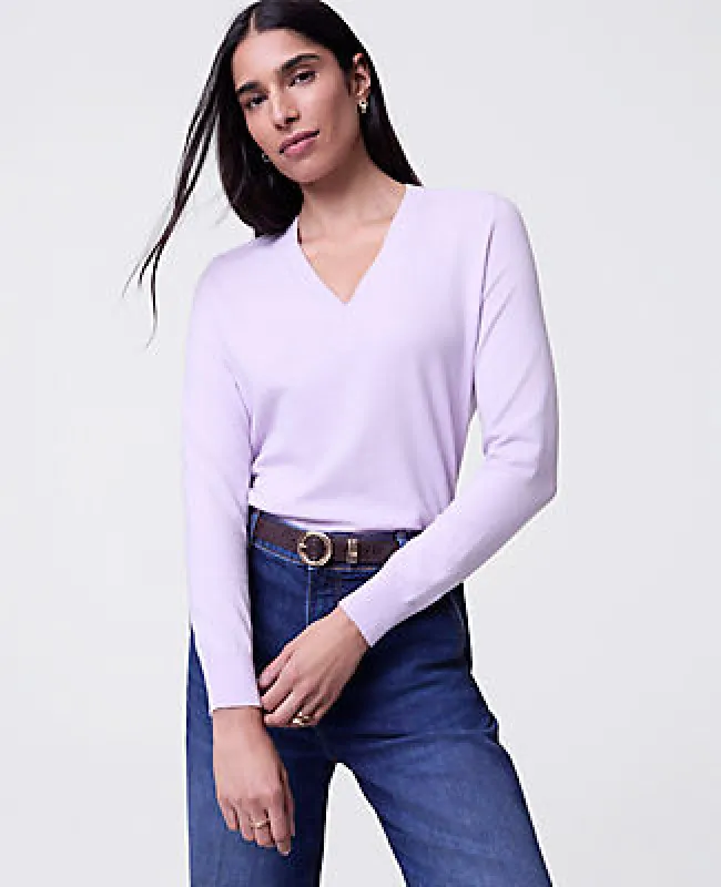 Ann Taylor V-Neck Sweater sold by Ann Taylor