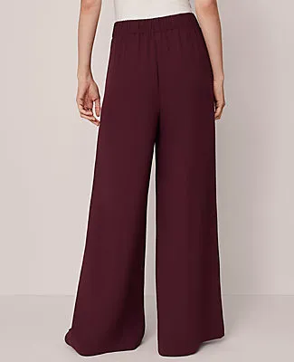Ann Taylor The Dramatic Wide Leg Pant in Crepe sold by Ann Taylor product image thumbnail 3