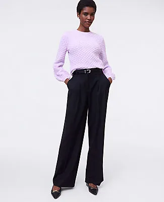 Ann Taylor Blouson Sleeve Crew Neck Sweater sold by Ann Taylor product image thumbnail 3