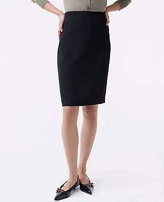 Ann Taylor The Pocket Midi Skirt in Fluid Crepe sold by Ann Taylor product image thumbnail 2
