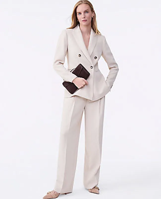 Ann Taylor The Pleated Straight Pant sold by Ann Taylor