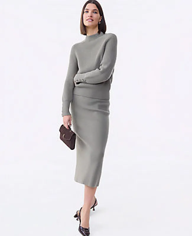 Ann Taylor Ribbed Sweater Skirt sold by Ann Taylor